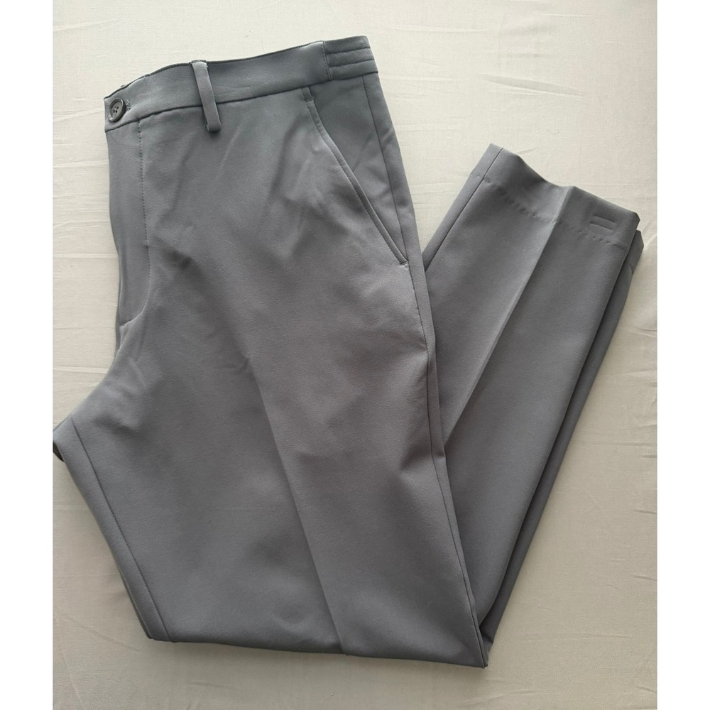 J Ferrar Slim Fit Pant Mens 36x29 Charcoal Grey Technical Chino Trousers